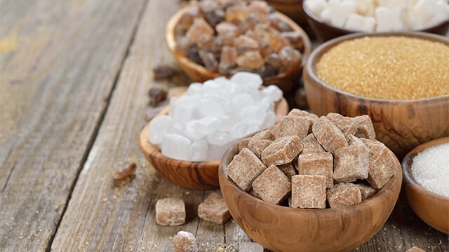 Mix of sugar varieties