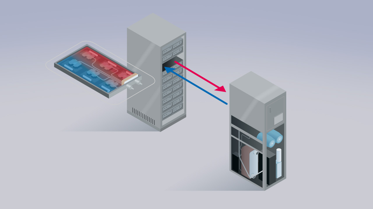 Alfa Laval's brazed heat exchangers for data center immersion cooling