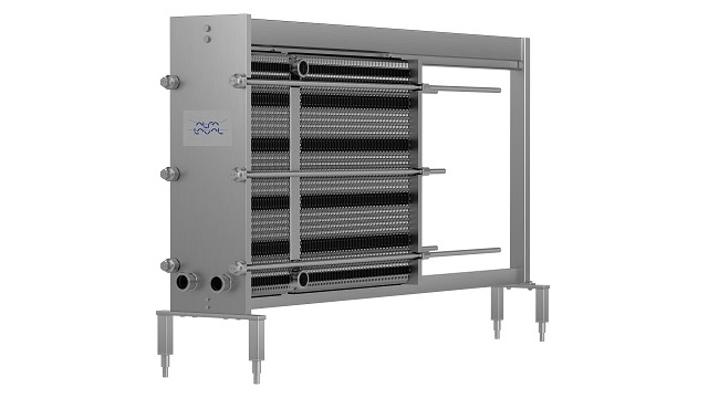 Widegap hygienic plate heat exchanger