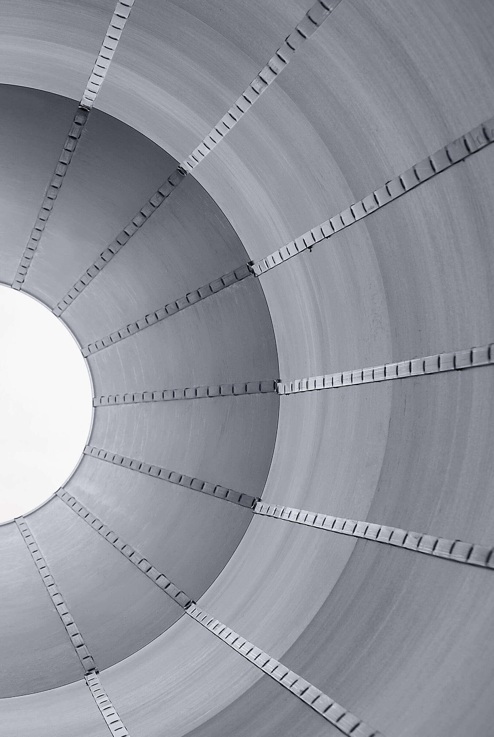 Bir dekantörün iç yapısı